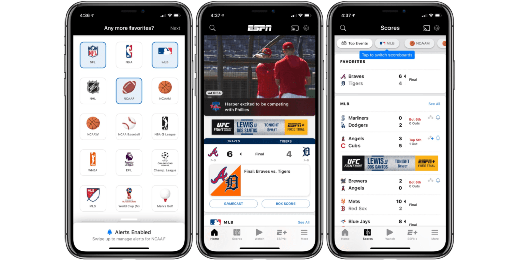 The perfect sports app in 4 simple steps